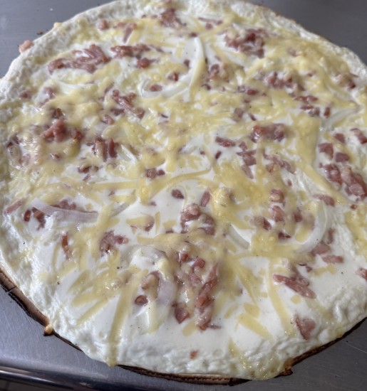 Tarte Flambée Gratinée