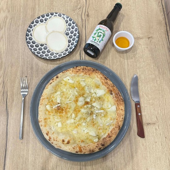 Pizza chèvre miel