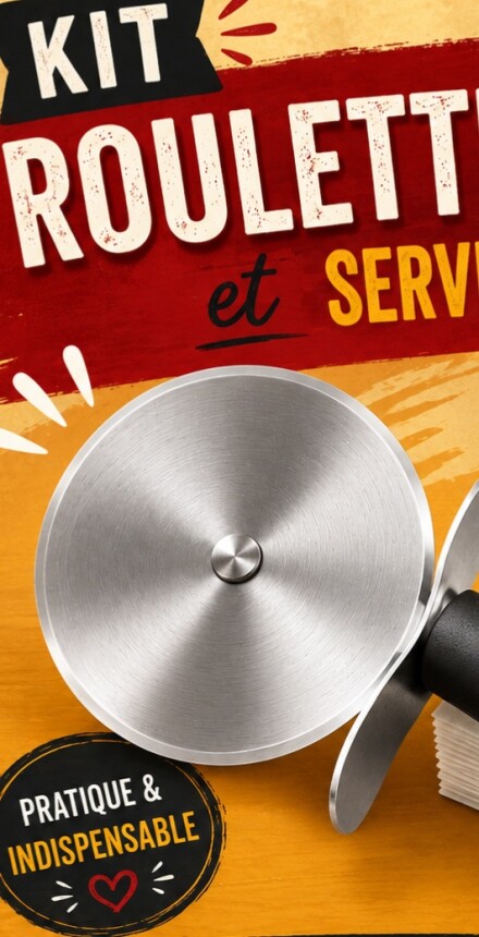 Kit Roulette, serviettes,