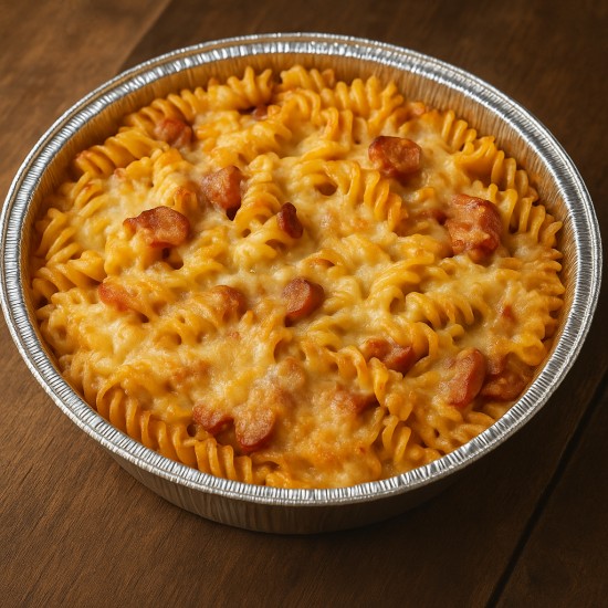 Fusilli mit Wurstgulasch