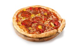 Pizza Salami Diavolo scharf