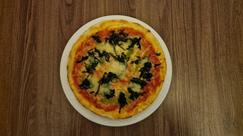 Spinat/Mozzarella/Knoblauch