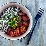 Rougail saucisse 1 pers. riz