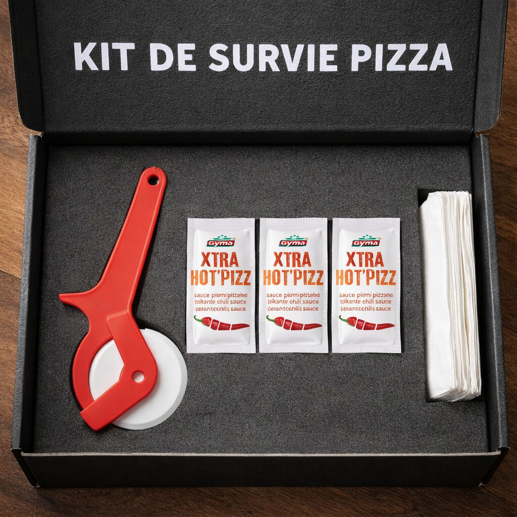 kit de survie pizza