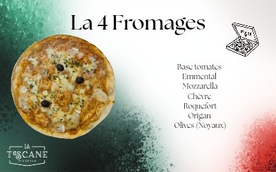 Pizza 4 fromages