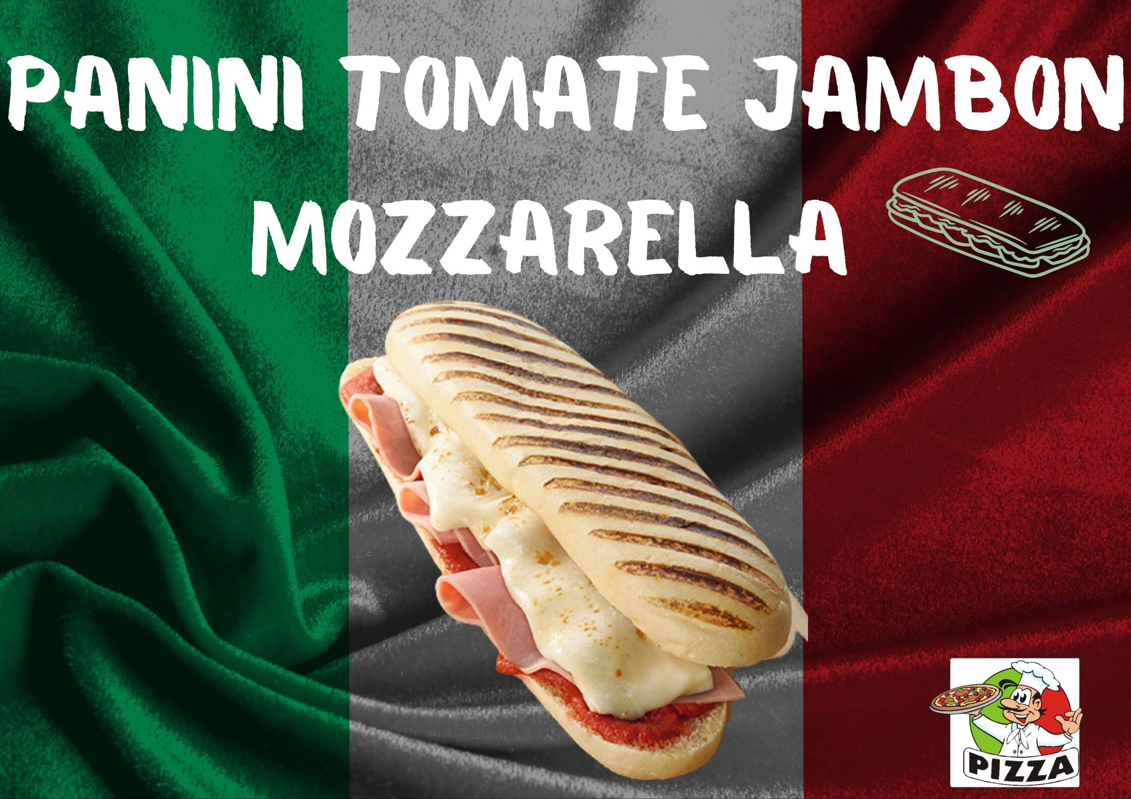 Panini Jambon Mozzarella Tomate
