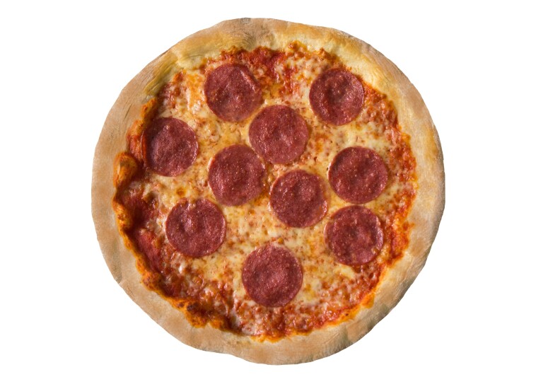 Pizza Salami (25 cm / klein)