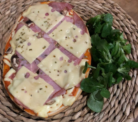 Bruschetta Coulonges - jambon-fromage