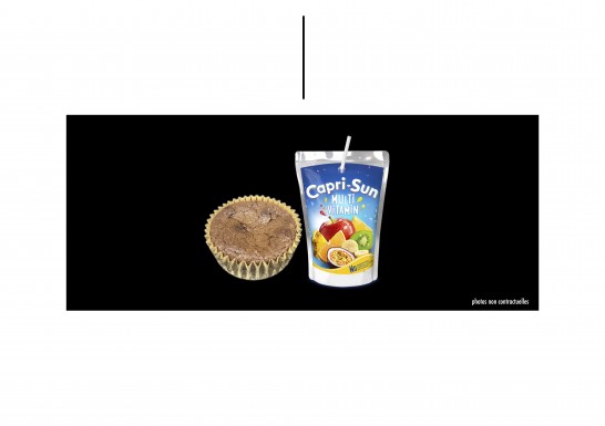 1 Gâteau Chocolat + 1 Capri Sun