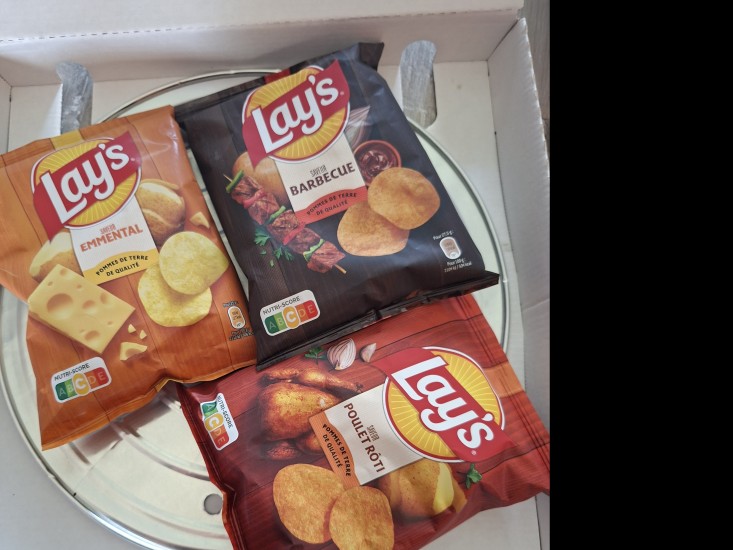 3 chips lays poulet/emmental/barbecue
