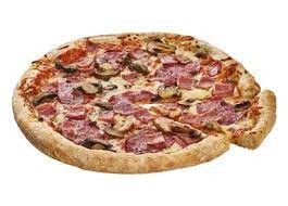 Pizza Speciale  mit Salami und Champignons