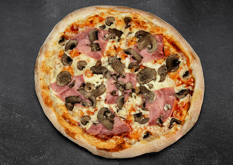 Schinken, Champignons
