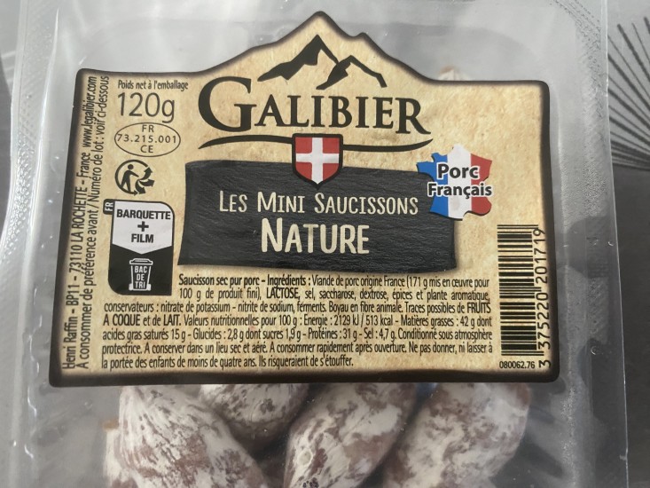 Mini saucissons Galibier